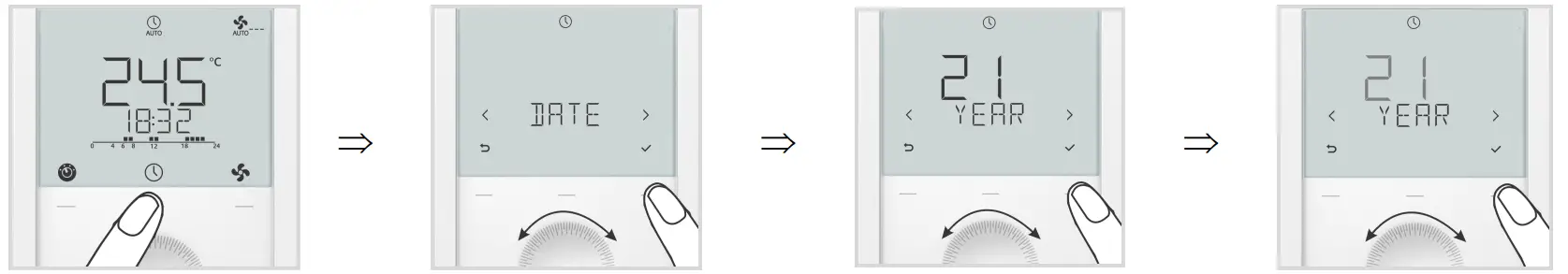 SIEMENS RDG200KN Room Thermostats - temperature 8