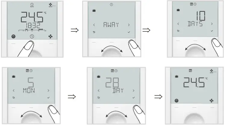 SIEMENS RDG200KN Room Thermostats - temperature 9