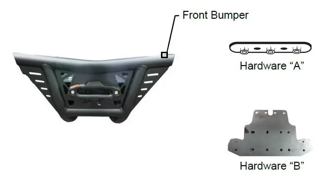 AFX-MOTORSPORTS-DEF060-Steel-Front-Bumper-with-Winch-fig-1