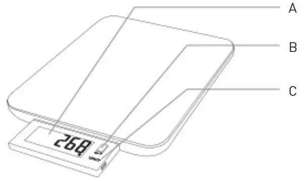 taurus 990724 Effortless LCD Kitchen Scale - satisfactory