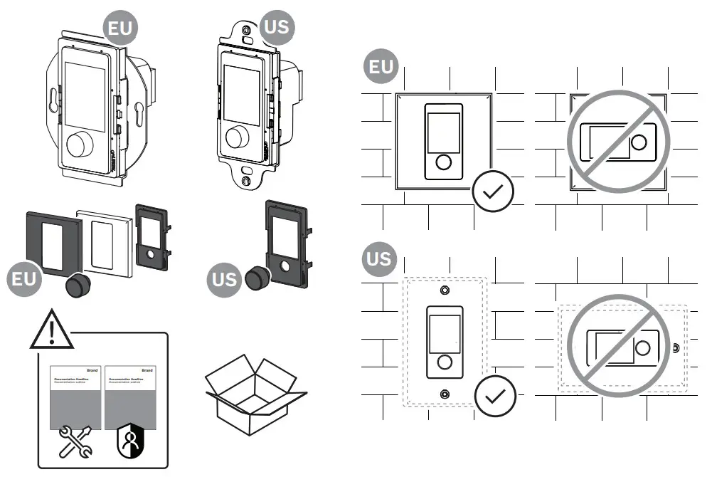 DYNACORD WPN1-EU Wall Panel Controller Networked - fig 1