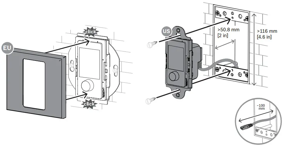 DYNACORD WPN1-EU Wall Panel Controller Networked - fig 3