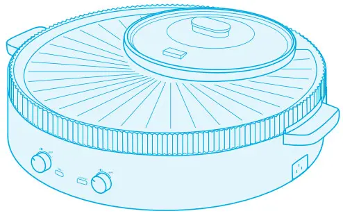 origo EG7309S Multi-Function Hot Pot-Grill