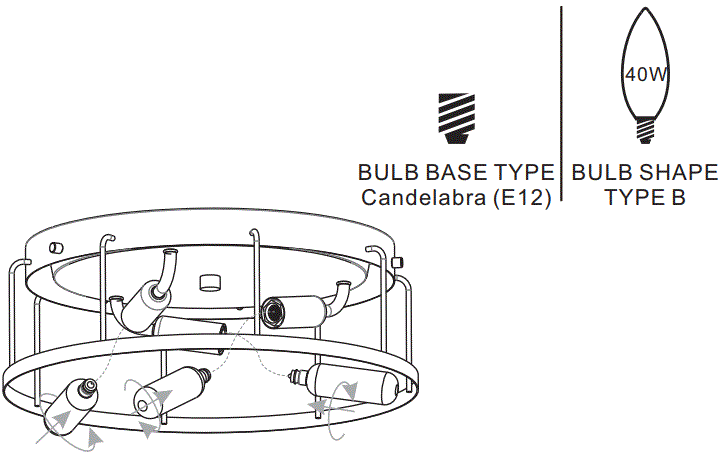 QUOIZEL-LUD1613EK-Ludlow-3-Light-Brushed-Nickel-Flush-Mount-Ceiling-Light-FIG-7