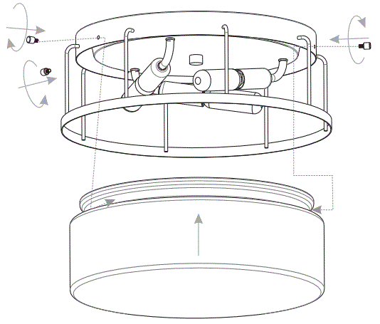 QUOIZEL-LUD1613EK-Ludlow-3-Light-Brushed-Nickel-Flush-Mount-Ceiling-Light-FIG-8