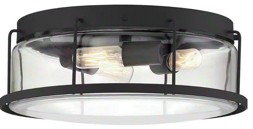 QUOIZEL-LUD1613EK-Ludlow-3-Light-Brushed-Nickel-Flush-Mount-Ceiling-Light-PRODUCT