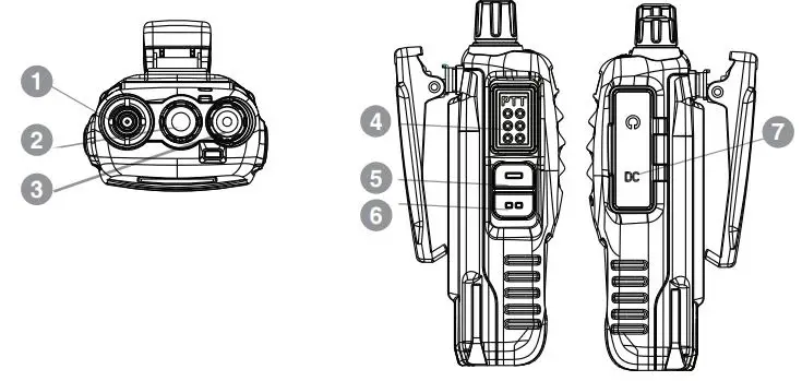 oricom UHF5400 5 Watt Handheld UHF CB Radio User Guide - Basic Control