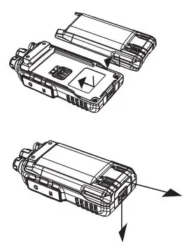 oricom UHF5400 5 Watt Handheld UHF CB Radio User Guide - Battery Pack
