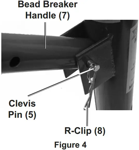 PITTSBURGH 58731 Portable Tire Changer - Bead Breaker
