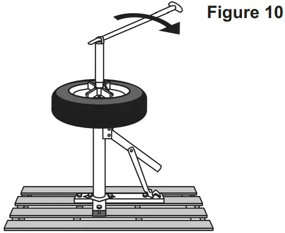 PITTSBURGH 58731 Portable Tire Changer - Cap and pull