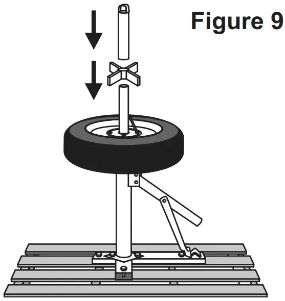 PITTSBURGH 58731 Portable Tire Changer - Cap