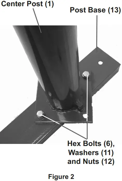 PITTSBURGH 58731 Portable Tire Changer - Center Post
