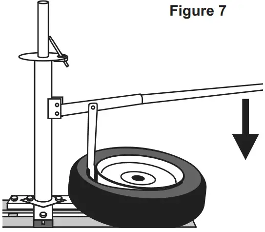 PITTSBURGH 58731 Portable Tire Changer - Tire Bead