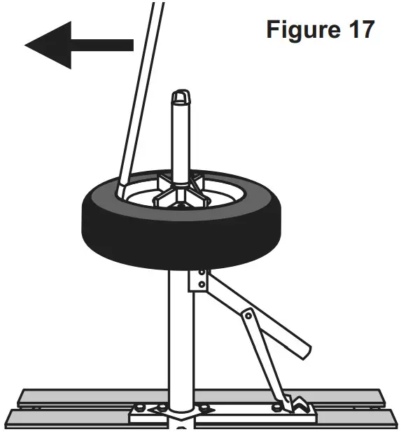 PITTSBURGH 58731 Portable Tire Changer - flat edge