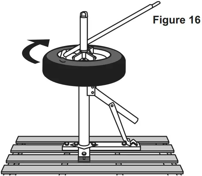 PITTSBURGH 58731 Portable Tire Changer - wedges bead
