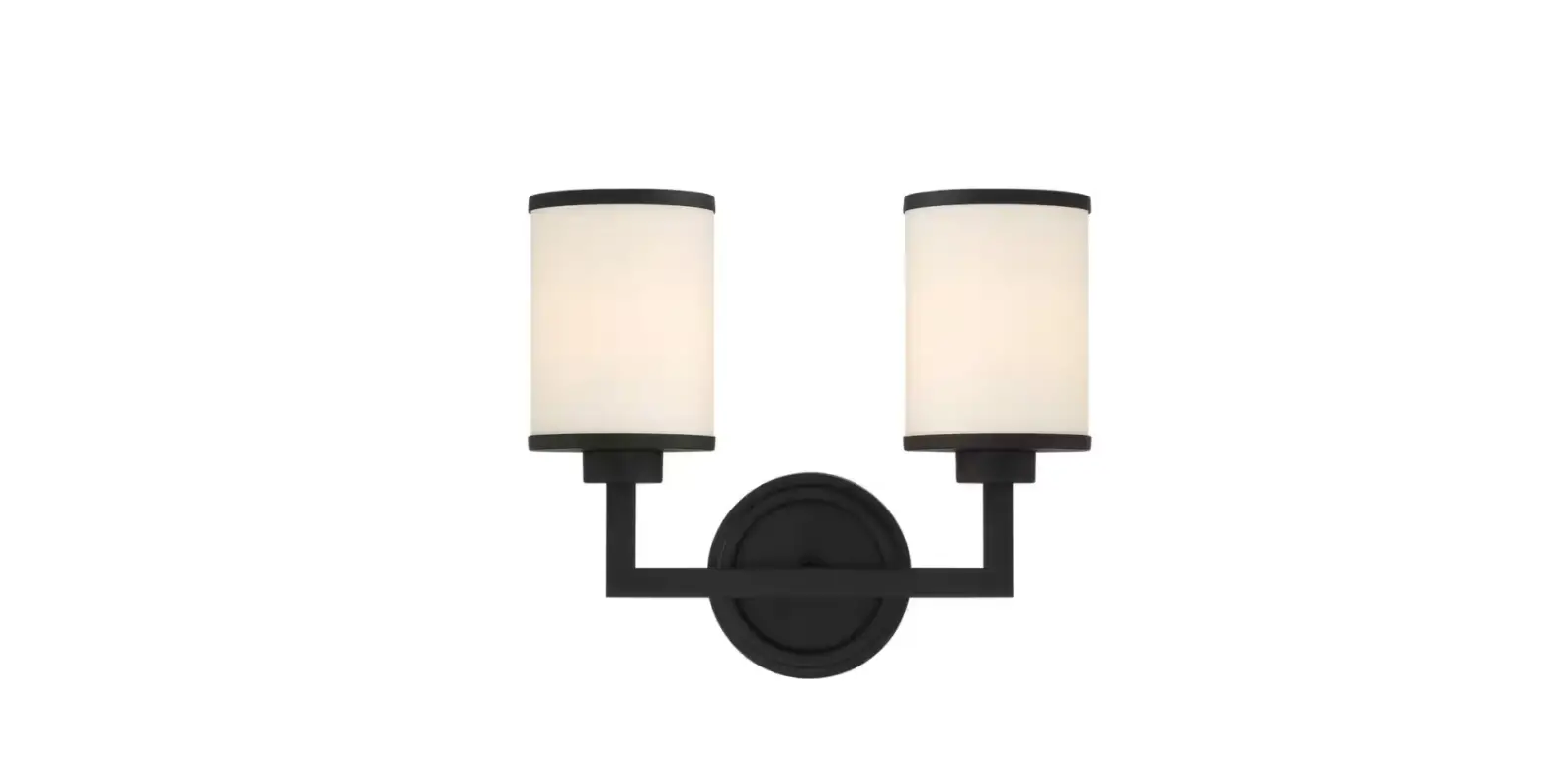 Crystorama Bry-8002-bf Bryant 2-light Black Forged Wall Sconce Instruction Manual