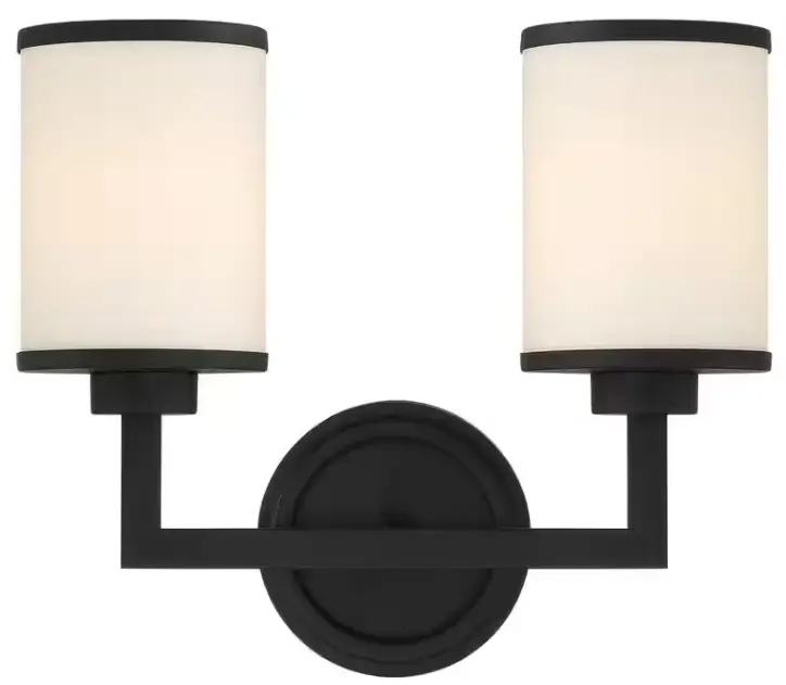 CRYSTORAMA-BRY-8002-BF-Bryant-2-Light-Black-Forged-Wall-Sconce-product