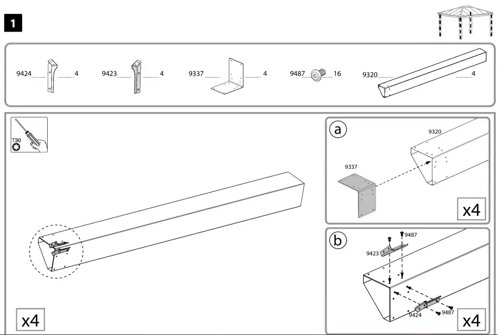 PALRAM-DALLAS-12 x14-Gazebo-Kit-19