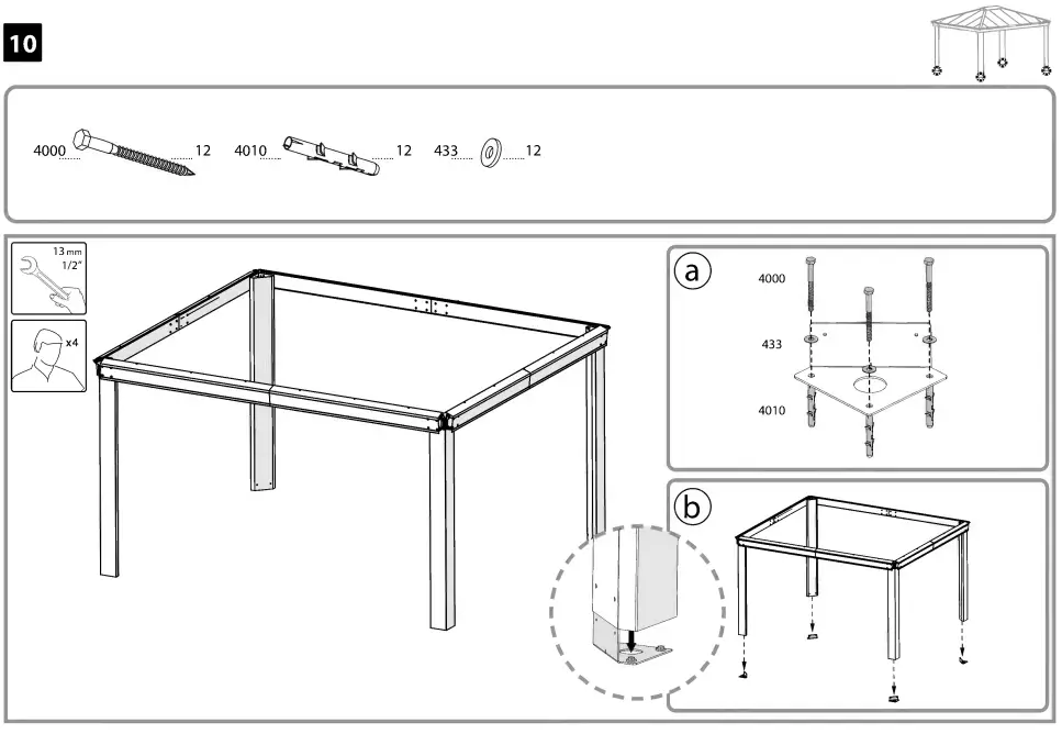 PALRAM-DALLAS-12 x14-Gazebo-Kit-28