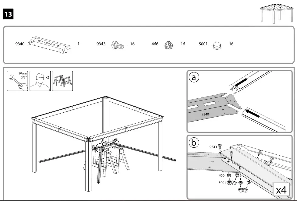 PALRAM-DALLAS-12 x14-Gazebo-Kit-31