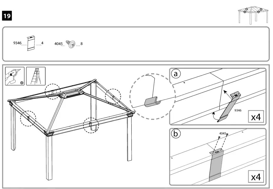 PALRAM-DALLAS-12 x14-Gazebo-Kit-37