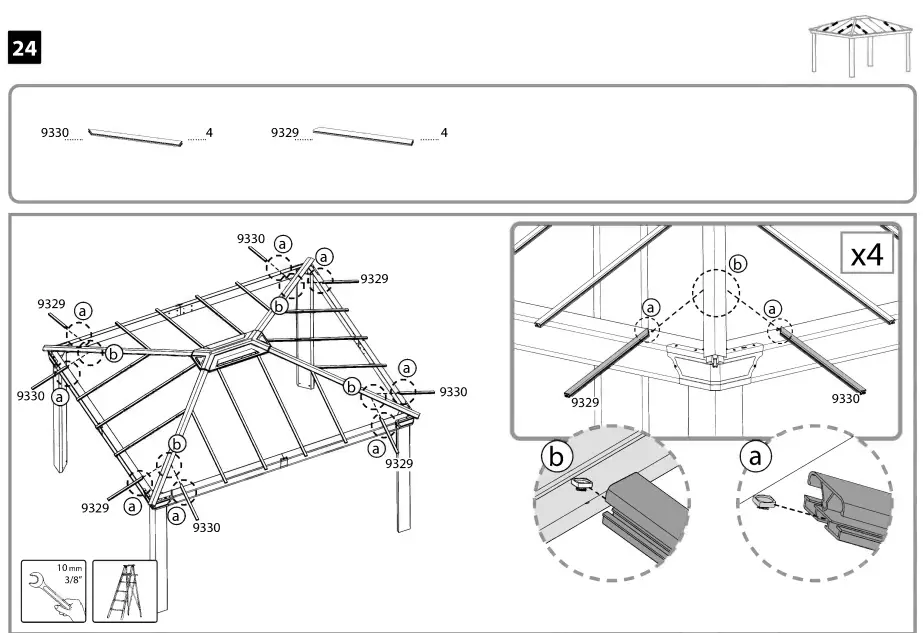 PALRAM-DALLAS-12 x14-Gazebo-Kit-42