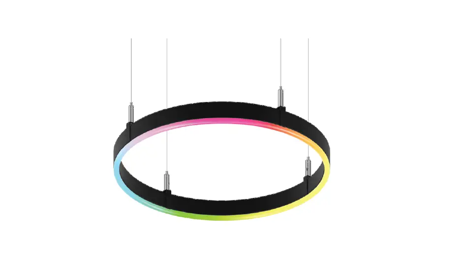 Luminii Rgbw-pxspi 85 Plexineon Rings Suspended Mount Installation Guide