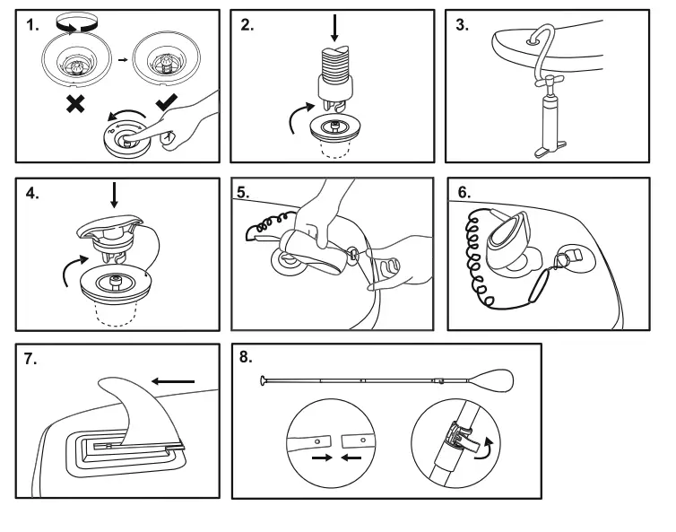 freespirit Stand-Up Paddle Board - ASSEMBLY