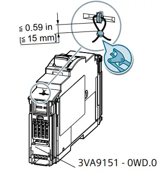 SIEMENS 3VA5110 4ED11 0AA0 Circuit Breaker with Thermal Magnetic Trip Unit -RQWHQWV 14