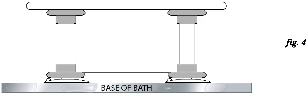 aidapt VR127 Medina Bath Seats and Boards - FITTING BATH SEATS 2
