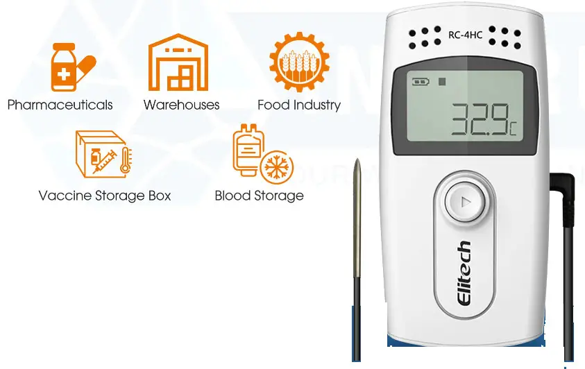 INSTRUKART Elitech RC-4HC Temperature and Humidity Data Logger - Fig1
