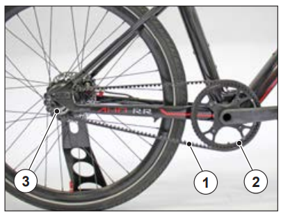 MV AGUSTA AMO R Single Speed E-Bike - Belt transmission