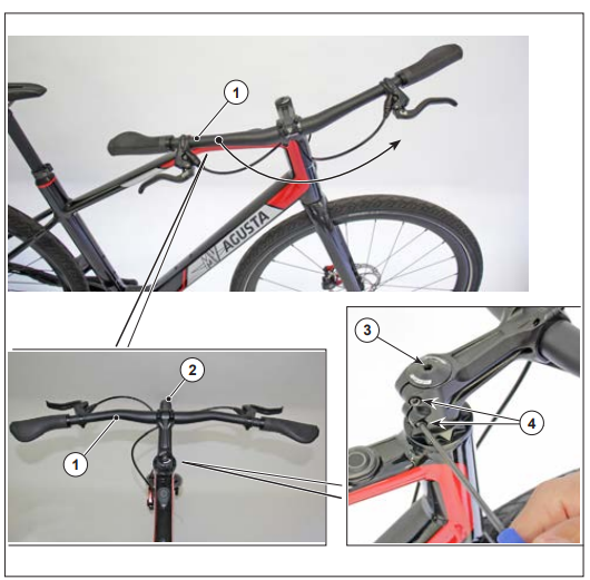MV AGUSTA AMO R Single Speed E-Bike - REMOVAL FROM