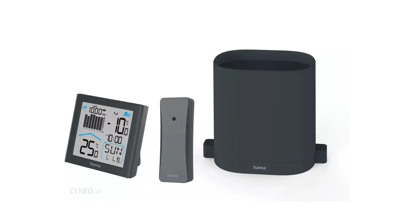 Hama 00 186420 Rainy Weather Station Instruction Manual