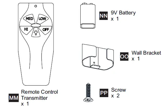QUOIZEL-FTS3124EK-and-FTS3124MM-Fortress-4-Light-Mottled-Silver-Ceiling-Fan-with-Light -FIG-5