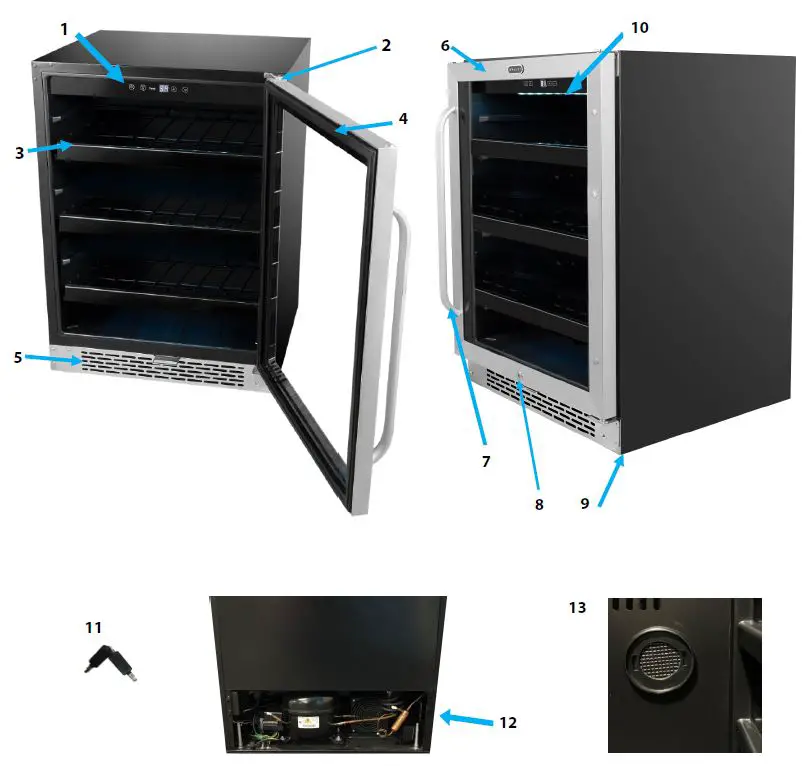 Whynter-BBR-148SB-24-Inch-140-Can-Beverage-Refrigerator-FIG-1