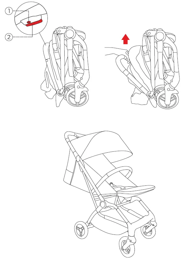 tutis Jogo Compact Stroller 1