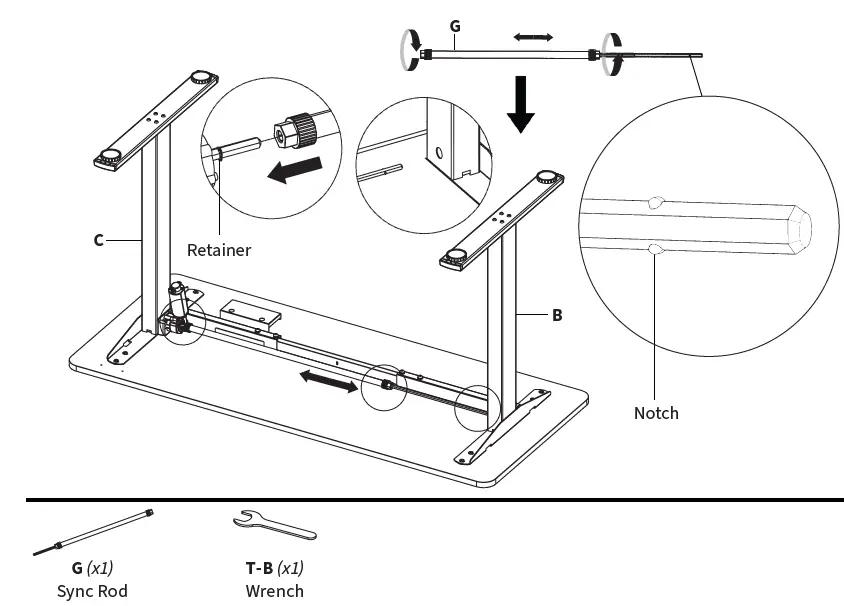 V I V O-DESK-V100EW-Electric-Stand-Up-Desk-Frame-Workstation-fig- (10)