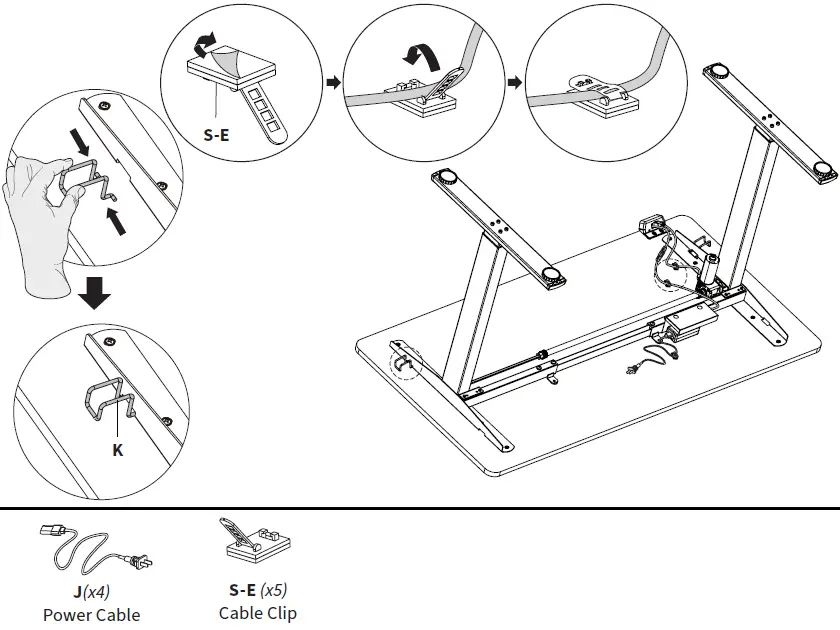V I V O-DESK-V100EW-Electric-Stand-Up-Desk-Frame-Workstation-fig- (12)