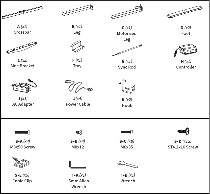 V I V O-DESK-V100EW-Electric-Stand-Up-Desk-Frame-Workstation-fig- (4)