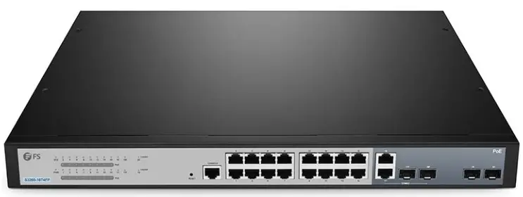 FS S3260-16T4FP PoE+ Series Switch Typical Network Solution