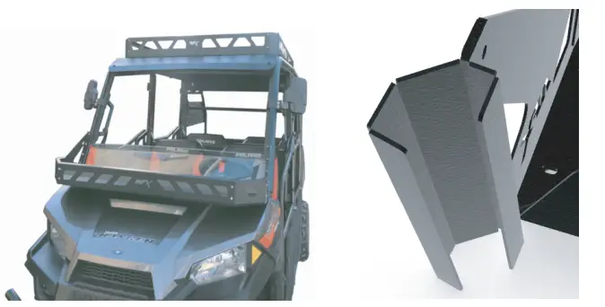 AFX ACC096 Ranger Front Basket - rack is well secured