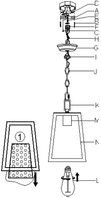JONATHAN Y JYL2402A Glendale 7 Inch Wide LED Mini Pendant C1