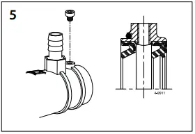 vetus ZWBH25 Propeller Shaft Seal B5