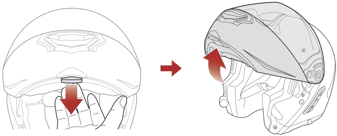 SENA Impulse Motorcycle Bluetooth Helmet with Mesh Intercom - fig 10