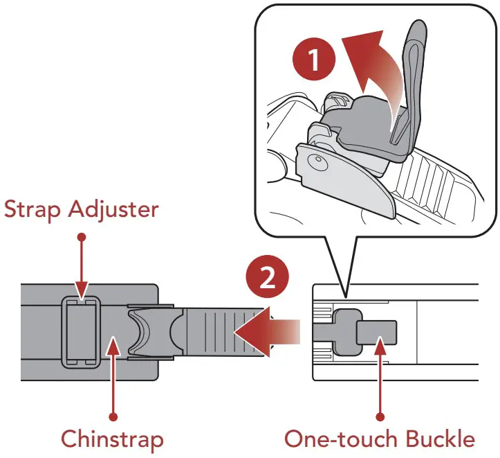 SENA Impulse Motorcycle Bluetooth Helmet with Mesh Intercom - fig 7