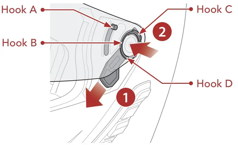 SENA Impulse Motorcycle Bluetooth Helmet with Mesh Intercom - fig 9