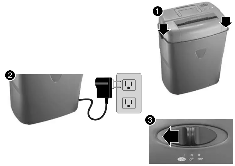 INSIGNIA NS-PS10CC Crosscut Paper Shredder - FEATURES1