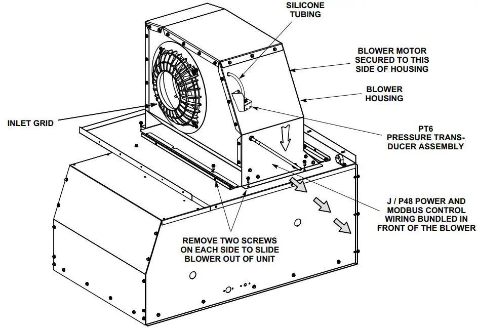 Lennox-Commercial-HVAC-Blower-Housing-Replacement-Kit-fig 2