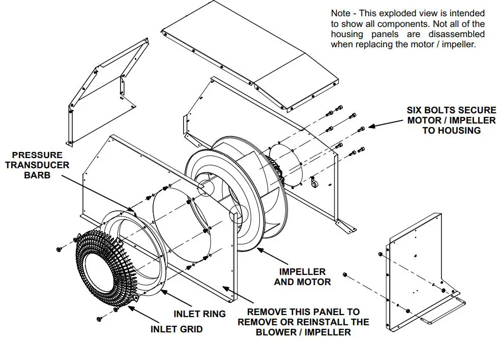 Lennox-Commercial-HVAC-Blower-Housing-Replacement-Kit-fig 3